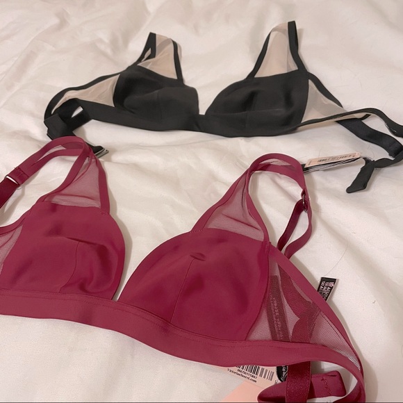 Victoria’s Secret Unlined Mesh Plunge Bralette - Picture 4 of 5